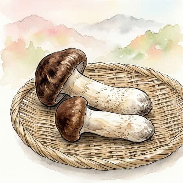 松茸の写真