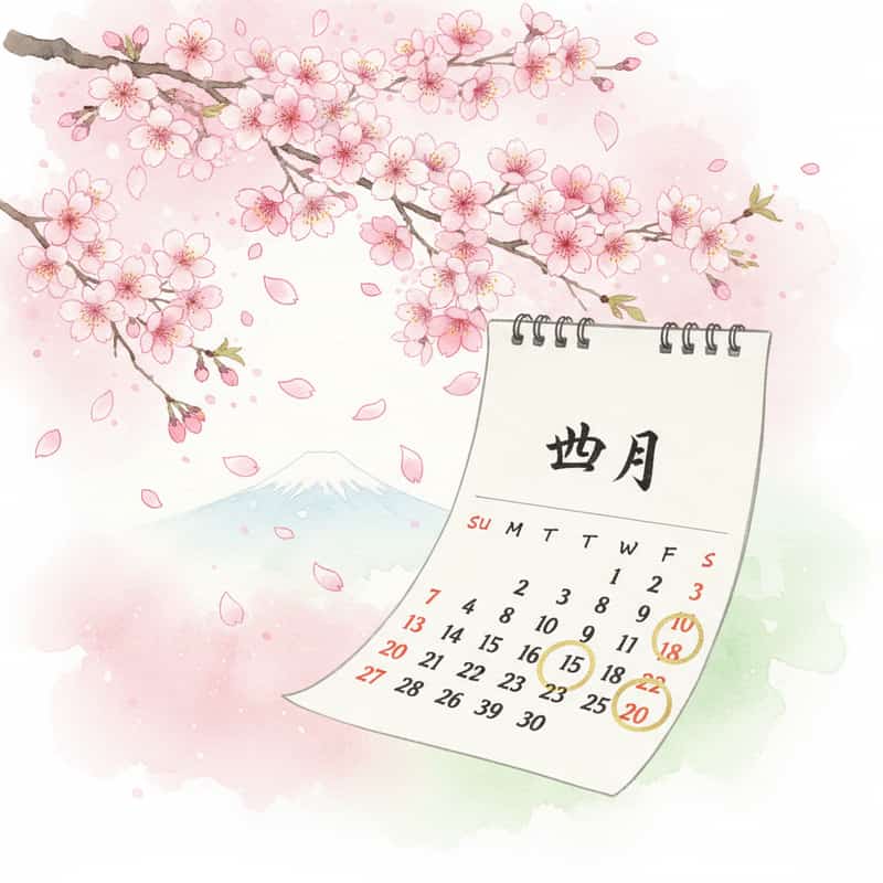 2026年4月の暦ハイライト ─ 注目の吉日・行事まとめ