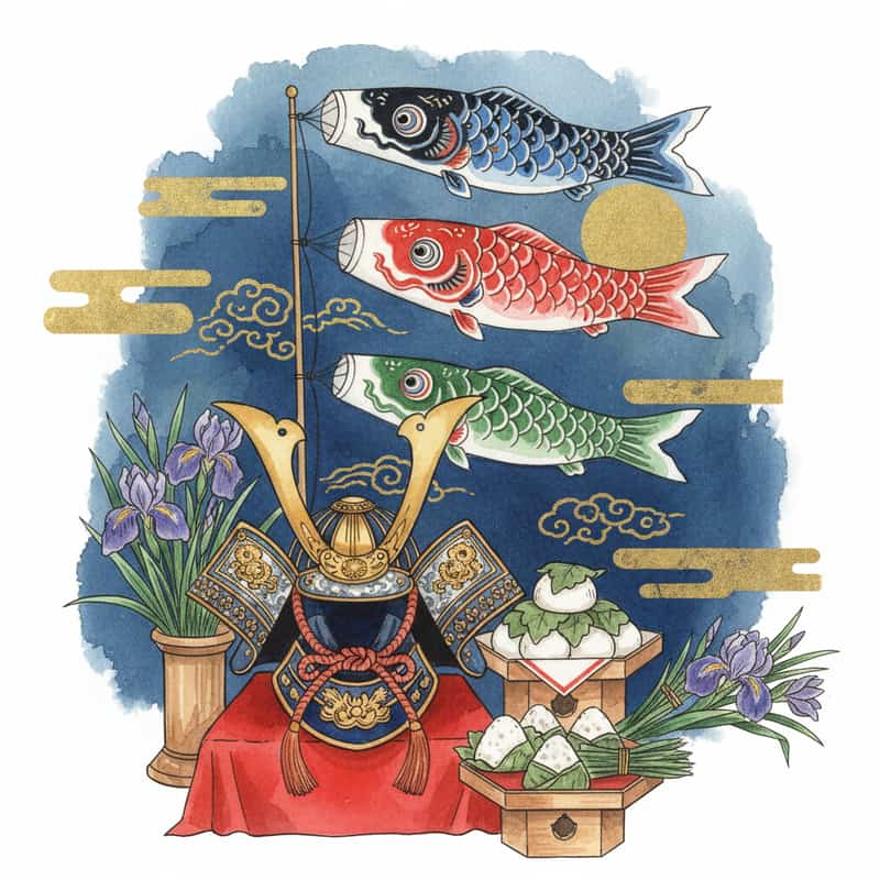 端午の節句2026年はいつ?五月人形・食べ物・お祝いの全知識