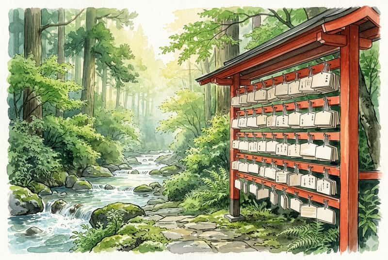 絵馬の書き方2026 ─ 願掛けの作法と暦が選ぶ「奉納の吉日」、貴船神社が伝える千年の作法