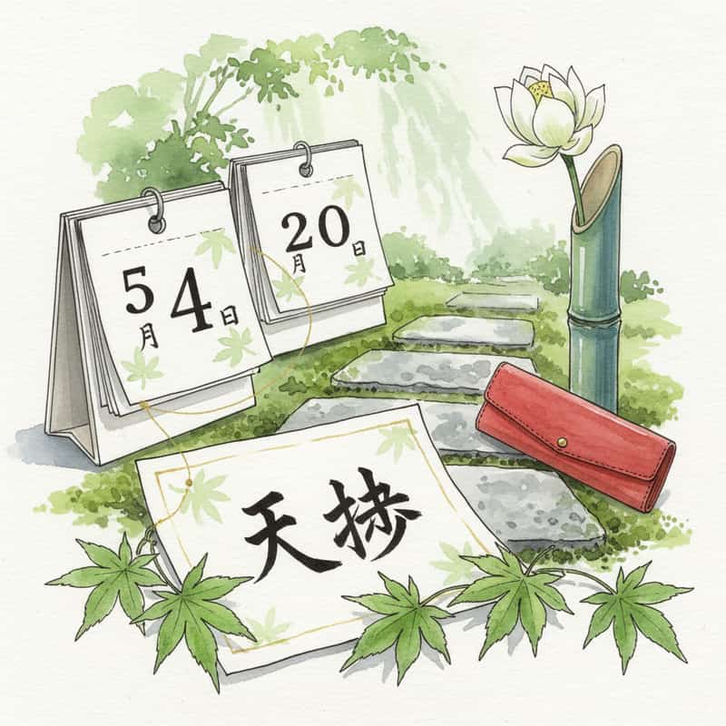 2026年5月は天赦日が2回 ─ 5/4(みどりの日)と5/20(水)を使い分ける完全ガイド