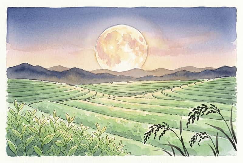 2026年5月2日は八十八夜×一粒万倍日×満月 ─ 新茶に金運の芽を託す希少日の過ごし方