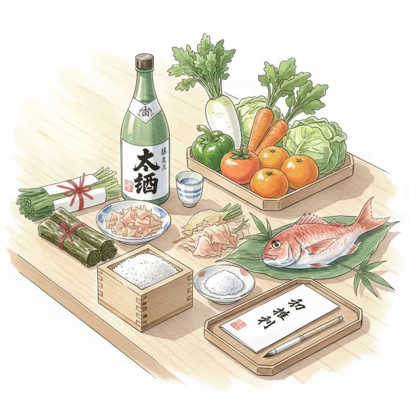 地鎮祭の持ち物・準備チェックリスト｜施主が用意するもの