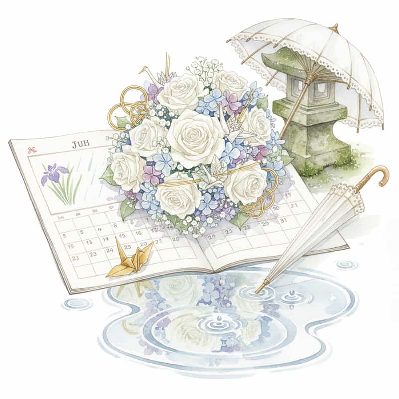 ジューンブライド 2026|6月挙式の吉日カレンダーと開運アドバイス