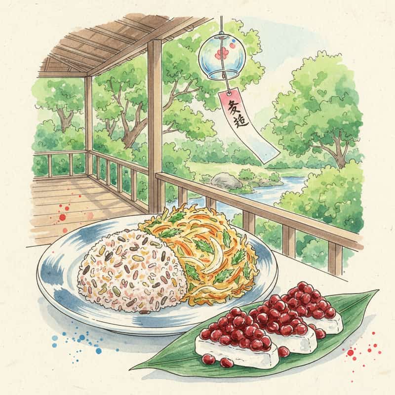 夏越ごはんとは｜由来・レシピ・水無月和菓子の意味