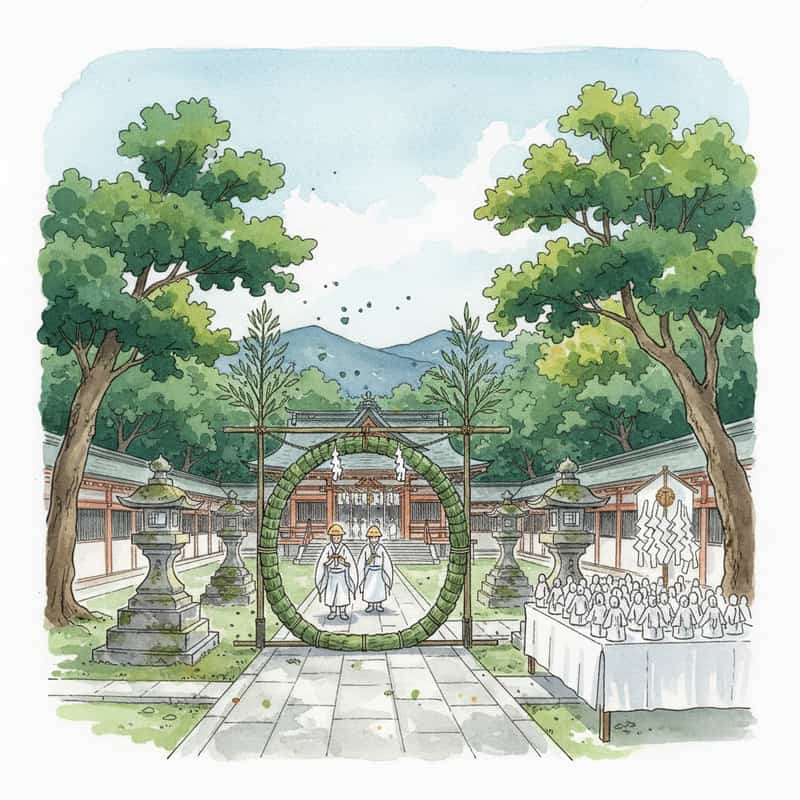 夏越の祓2026｜全国の有名神社ガイドと参拝のポイント