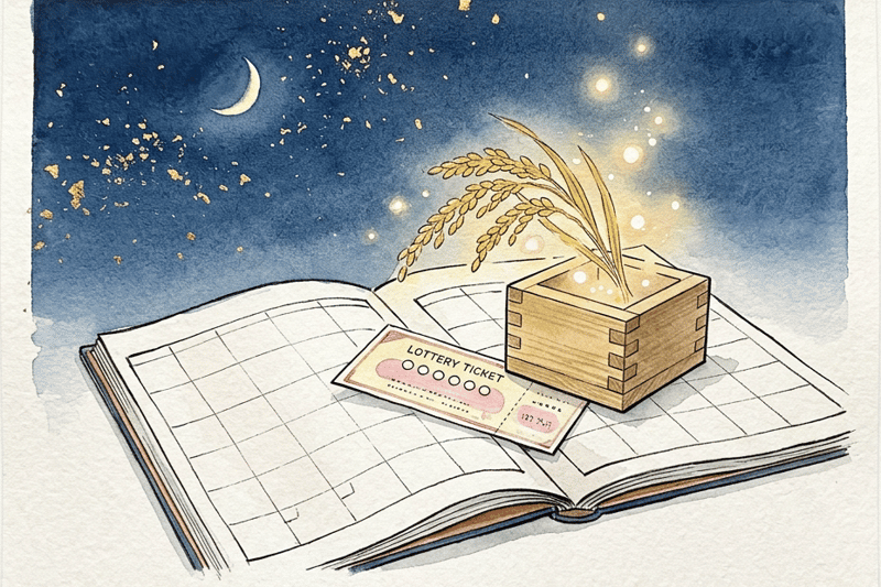 年末ジャンボ宝くじ2026はいつ買う？──天赦日×一粒万倍日の12/16を軸に選ぶ購入吉日カレンダー