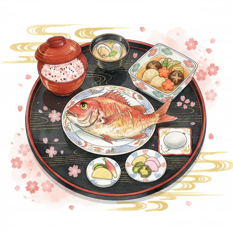 お食い初めの献立と食べさせる順番｜正式メニュー完全ガイド