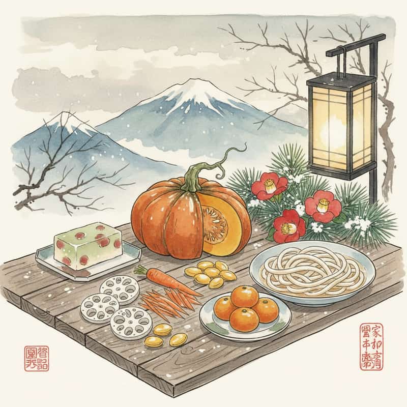 冬至の七種「ん」のつく食べ物|運盛りの由来と食べ方ガイド