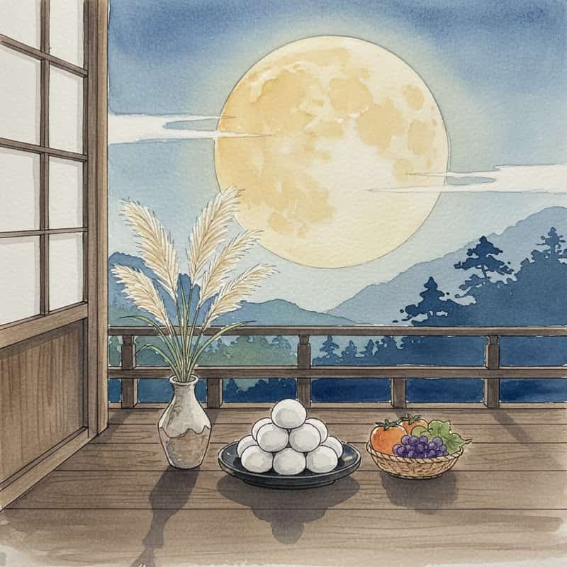 お月見の歴史と作法 ─ 十五夜・十三夜の正しい楽しみ方