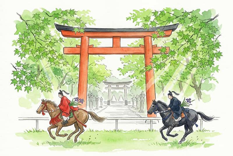 上賀茂神社（京都） 2026 ─ 5月5日賀茂競馬と平安末期から続く日本最古の神馬神事、世界遺産で読み解く午年GWの参拝
