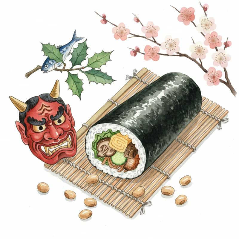 節分と恵方巻き─関東の福を巻く文化と暦の立春
