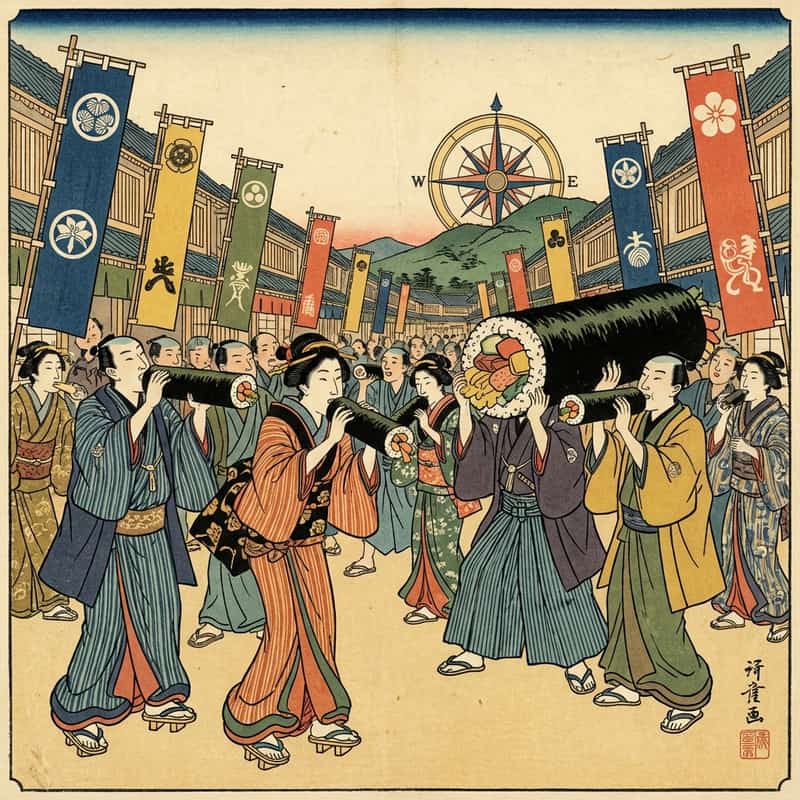 なぜ「恵方巻」は大阪発祥?商売繁盛の願いと暦の知恵