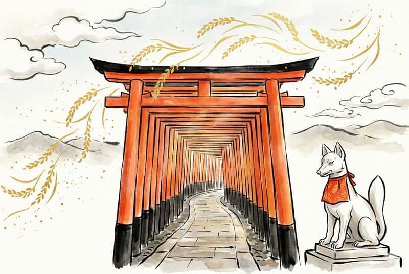 日本三大稲荷2026 ─ 伏見・豊川・笠間を暦で読み解く午年の参拝ガイド、稲荷信仰の聖地と最強吉日