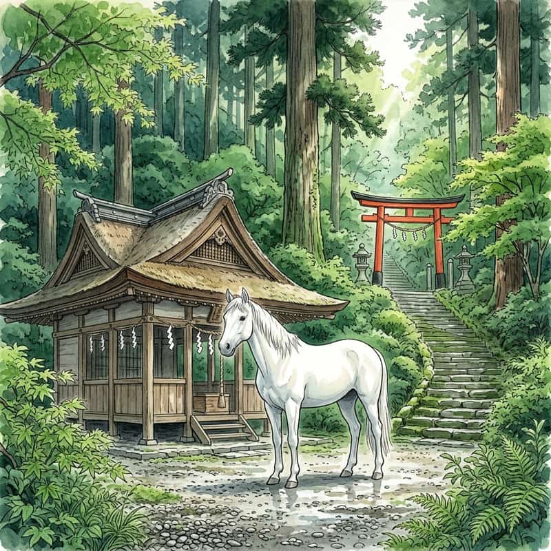 多度大社(三重・桑名)2026 ─ 1500年の白馬伝説と上げ馬神事、午年丙午の中部参拝完全ガイド