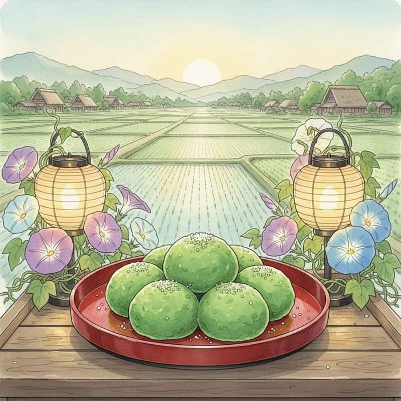 東北のお盆の過ごし方|ずんだ餅の由来と送り火の風習