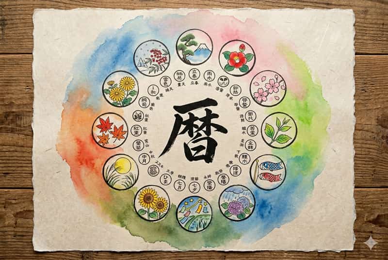 二十四節気×雑節 2026年完全ガイド ─ 暦の年間サイクルを一枚で読み解く
