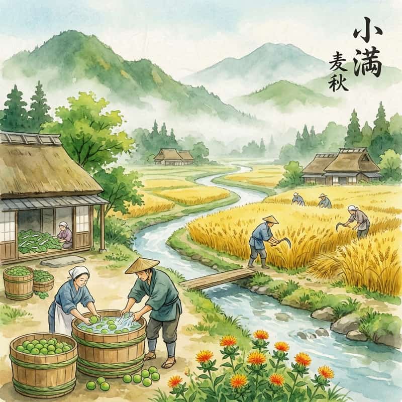 小満(しょうまん)はいつ?2026年の日付と万物が満ち始める季節