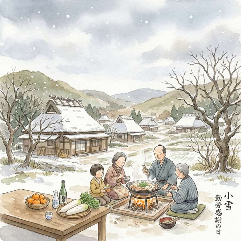 小雪(しょうせつ)はいつ?2026年の日付と初雪・冬の準備