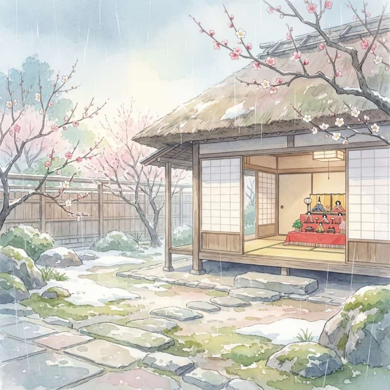 雨水(うすい)はいつ?2026年の日付と雛人形を飾る吉日