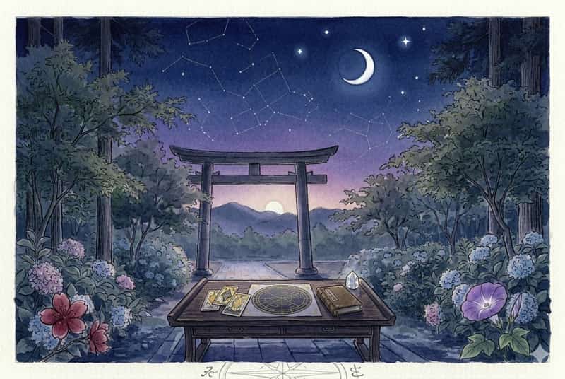 2026年占い総合ハブ — AI占い・星座・タロット・四柱推命を暦と重ねて読む
