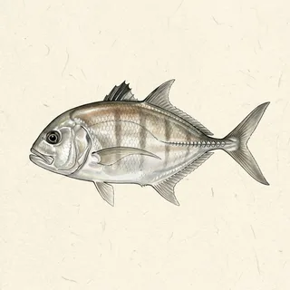メッキ（ヒラアジ類の幼魚）（Juvenile trevally）