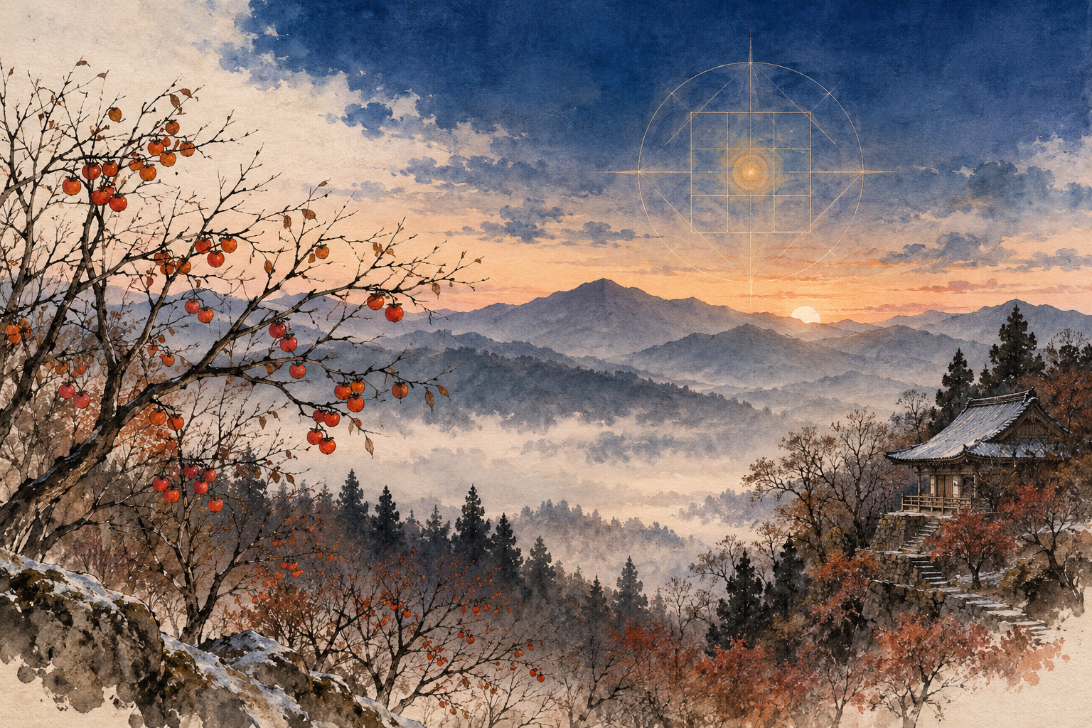 2026年11月の九星気学 月盤ガイド｜八白土星中宮月の吉方位と本命星別の開運アクション